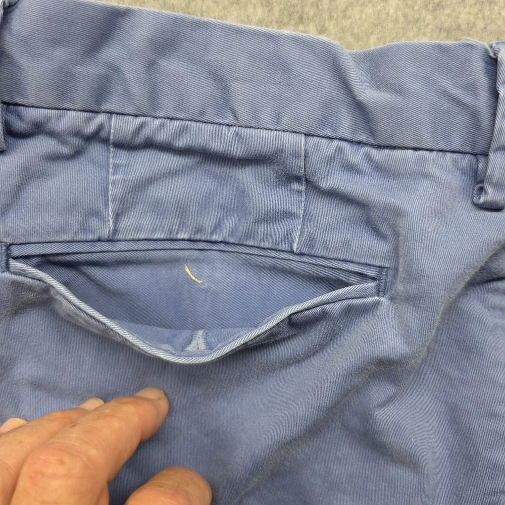 Polo Ralph Lauren Chino Pants Mens 36x32  Navy Blue Stretch Classic Fit Straight